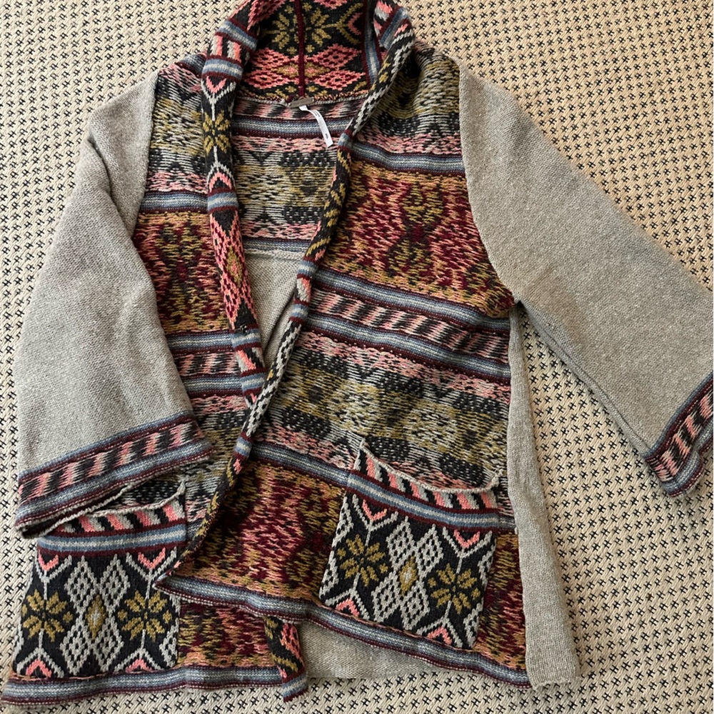 Free People wool cardigan sweater